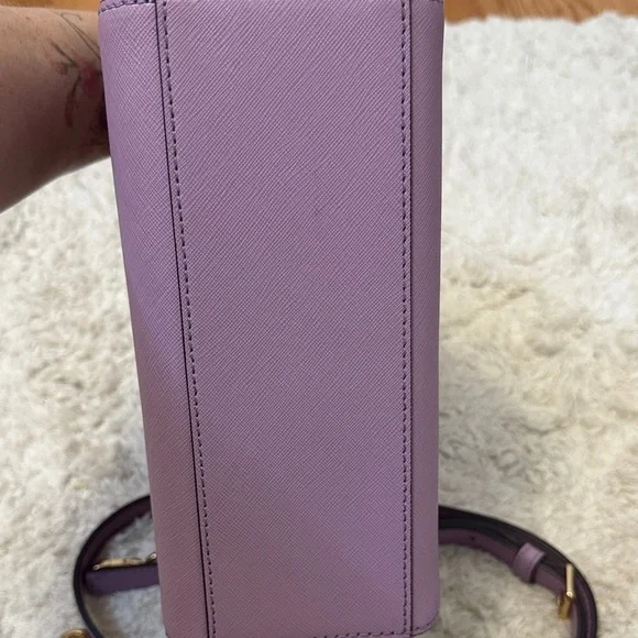 NWOT Tory Burch Lavender Emerson Mini Top Zip Tote - Picture 6 of 9